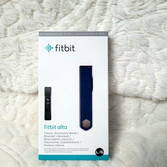 fitbit Other - Fitbit Alta Classic Accessory Band Blue Unisex Large Authentic New in Box